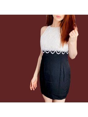 Vintage 90s Y2K Jessica McClintock Gunne Sax Cocktail Dress Small S